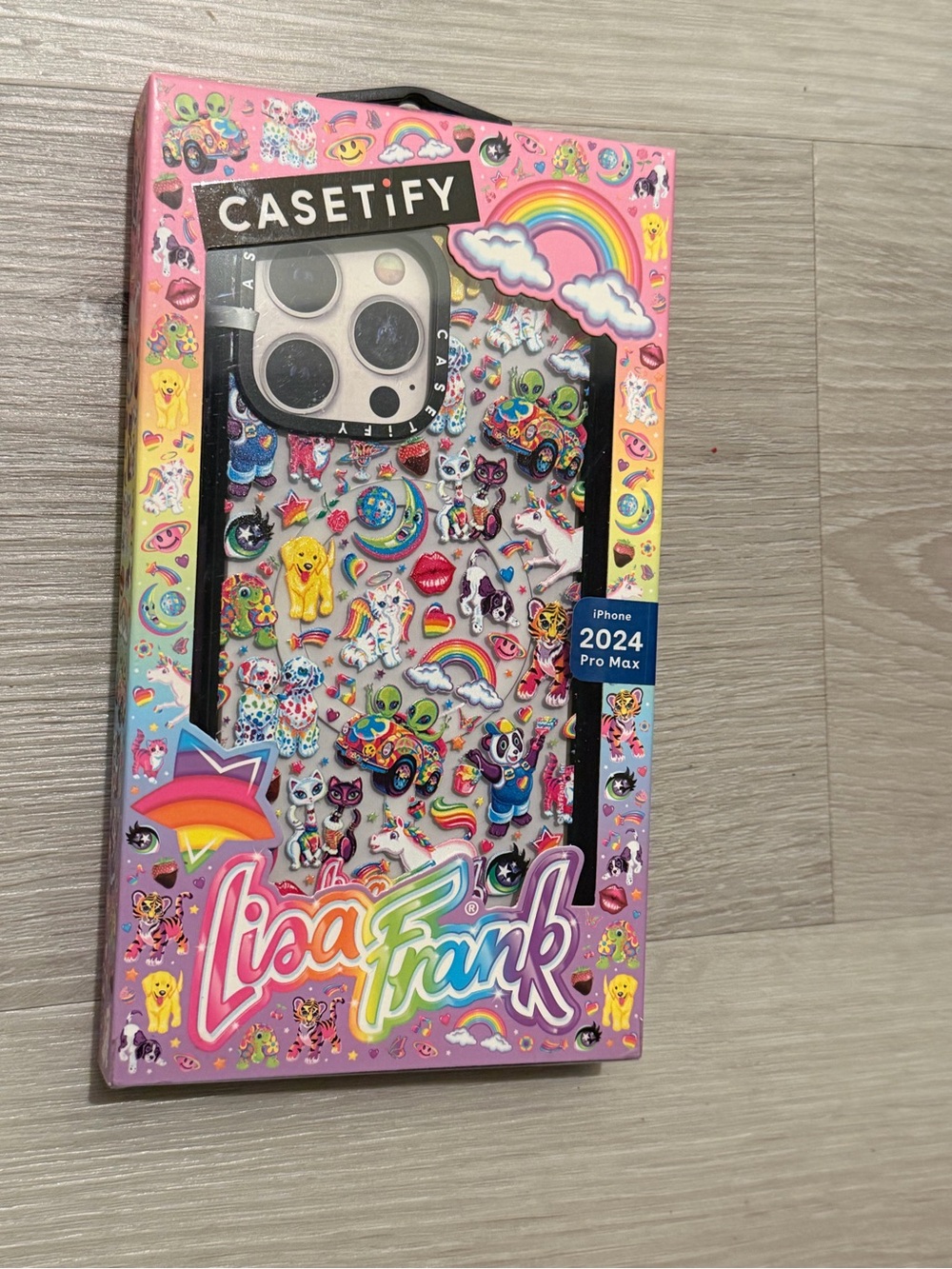CASETiFY x Lisa Frank Iphone 16 Pro Max Rainbow Impact Magsafe case - Brand new